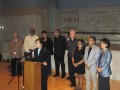 Diane Steinman, Director of NYS Interfaith Network stands with faith leaders, NY DREAMers, Chung-Wha Hong of NYIC, and Jose Antonio Vargas of Define American